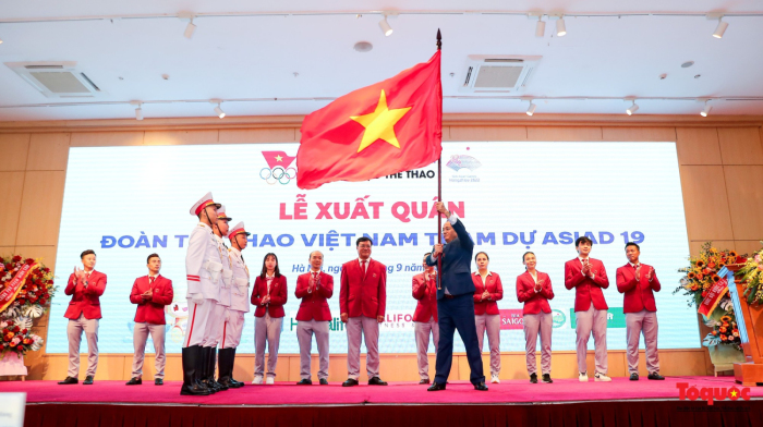 Ngoài làm tốt nhiệm vụ, mỗi thành viên của Đoàn Thể thao Việt Nam dự ASIAD 19 cần trở thành một đại sứ du lịch, văn hóa