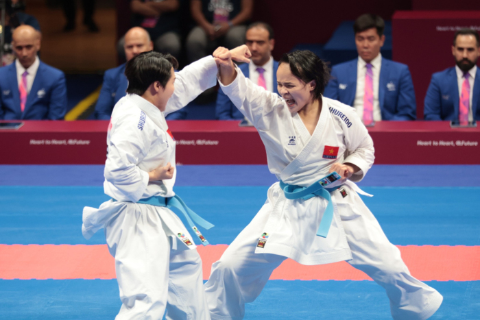 Karate mang về tấm HCV thứ 3 cho Đoàn Thể thao Việt Nam