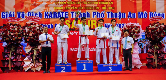 Kết quả thi đấu của Câu lạc Bộ Karate USH tại giải vô địch thành phố Thuận An mở rộng năm 2024